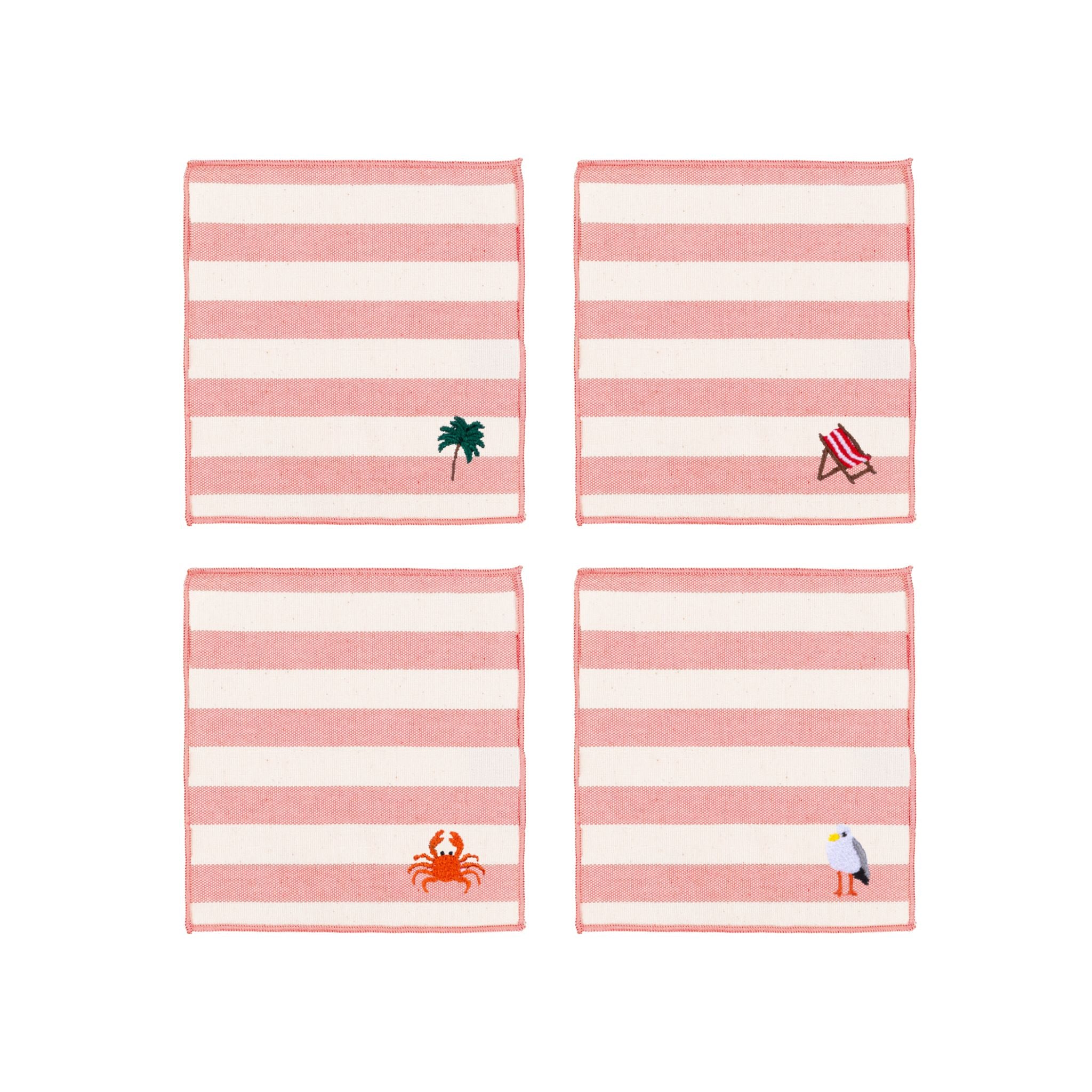 Barra Napkins with summer embroidery - Torres Novas