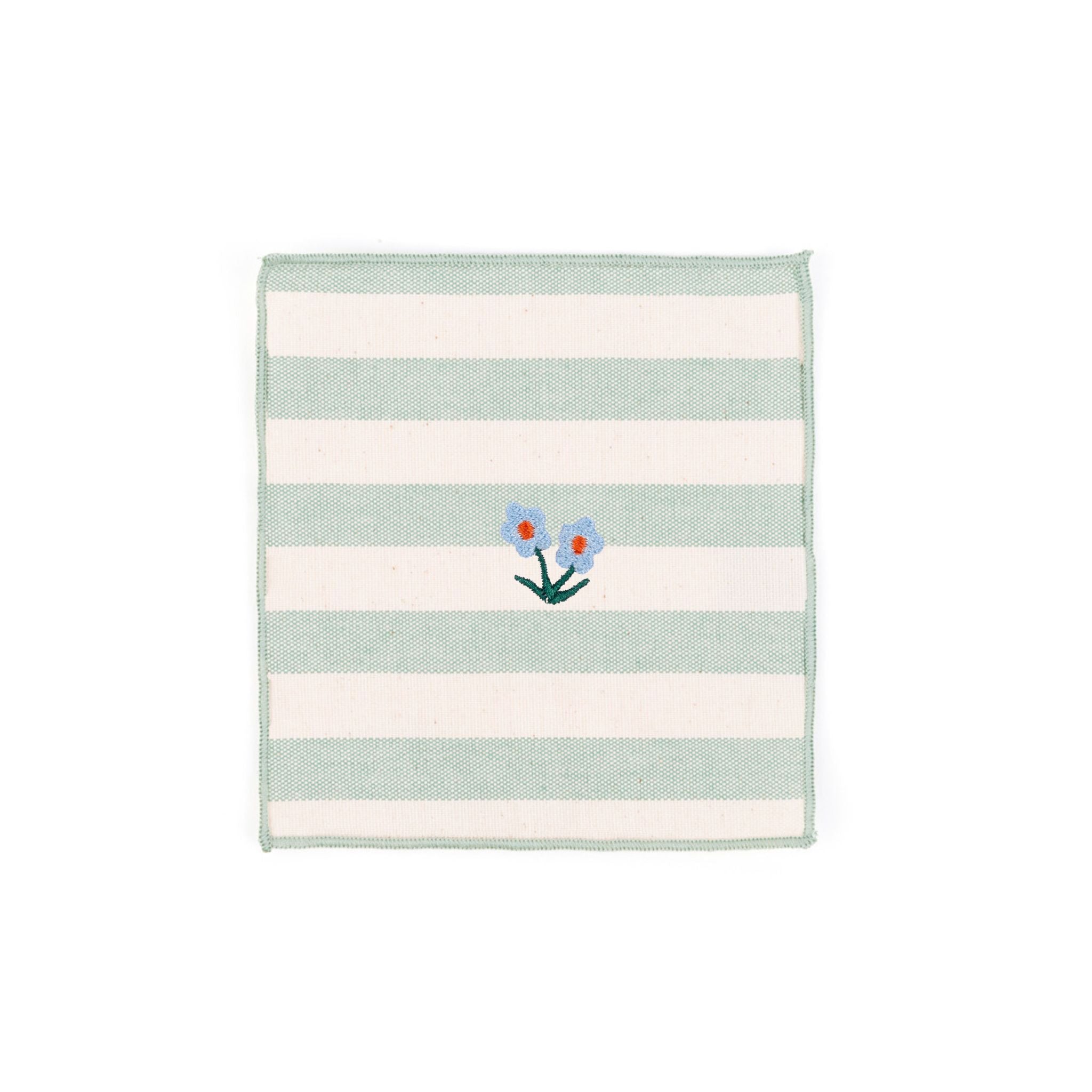 Barra napkin with flower embroidery