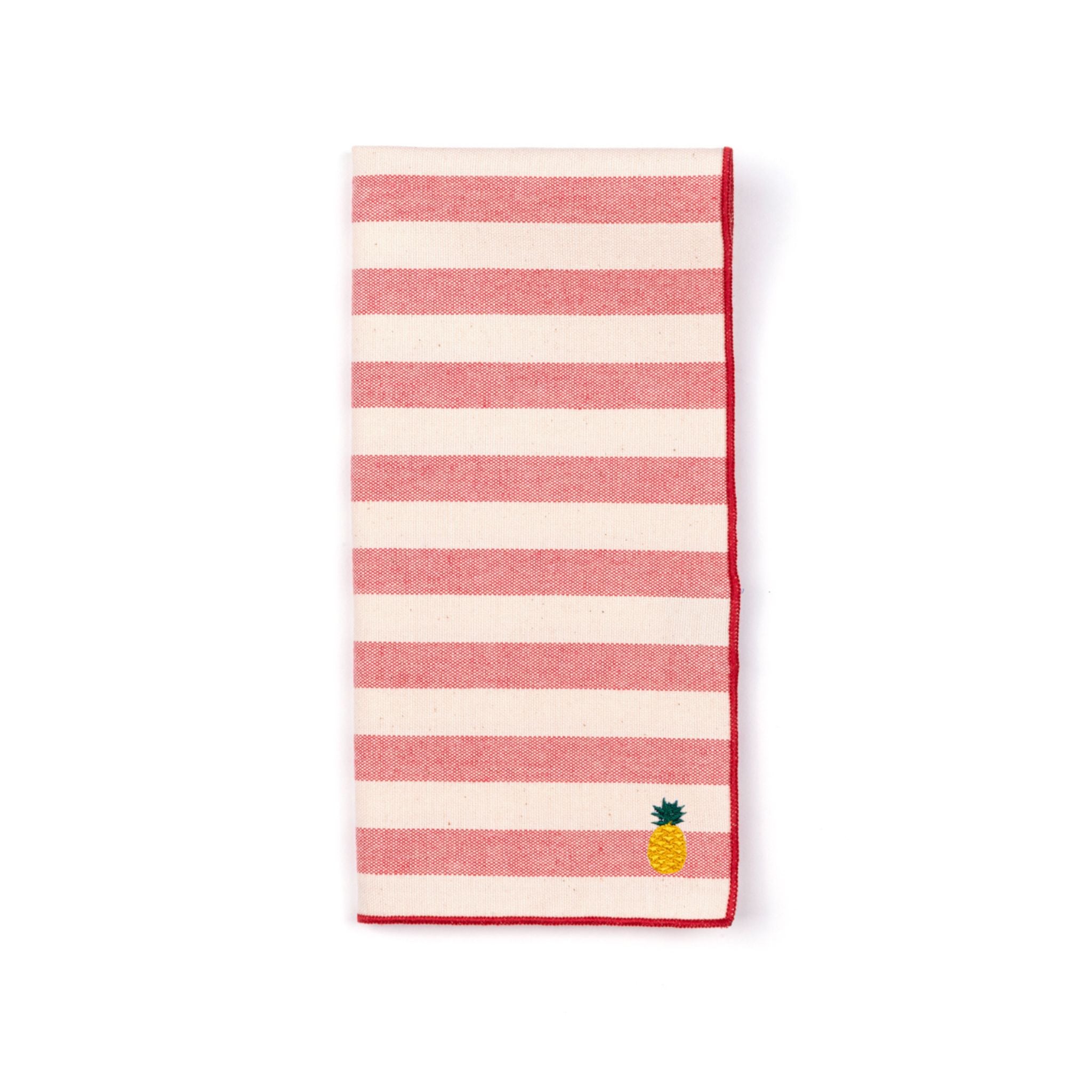 Guardanapos Barra com bordados de fruta