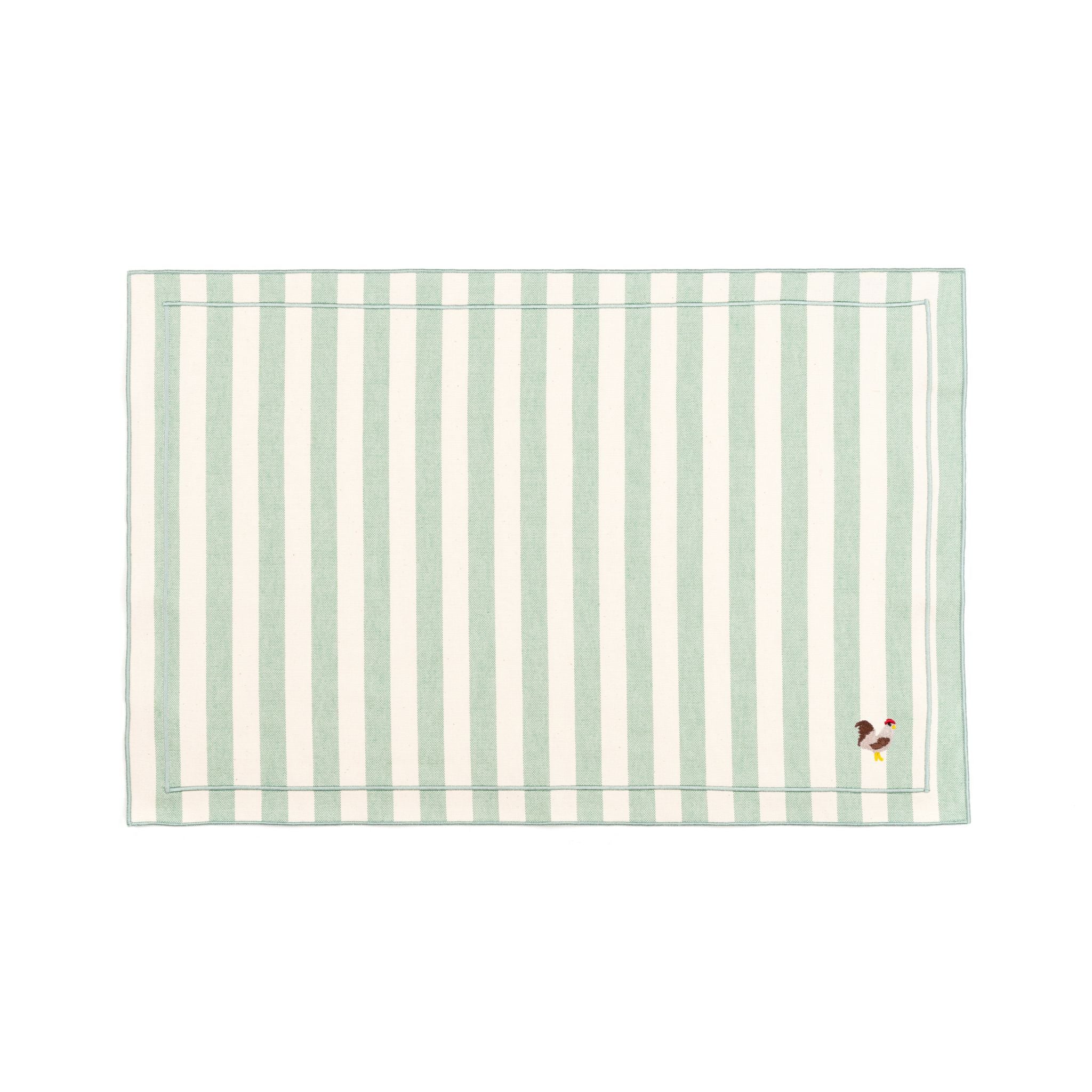 Barra cotton table linen with embroidered farm animals - Torres Novas