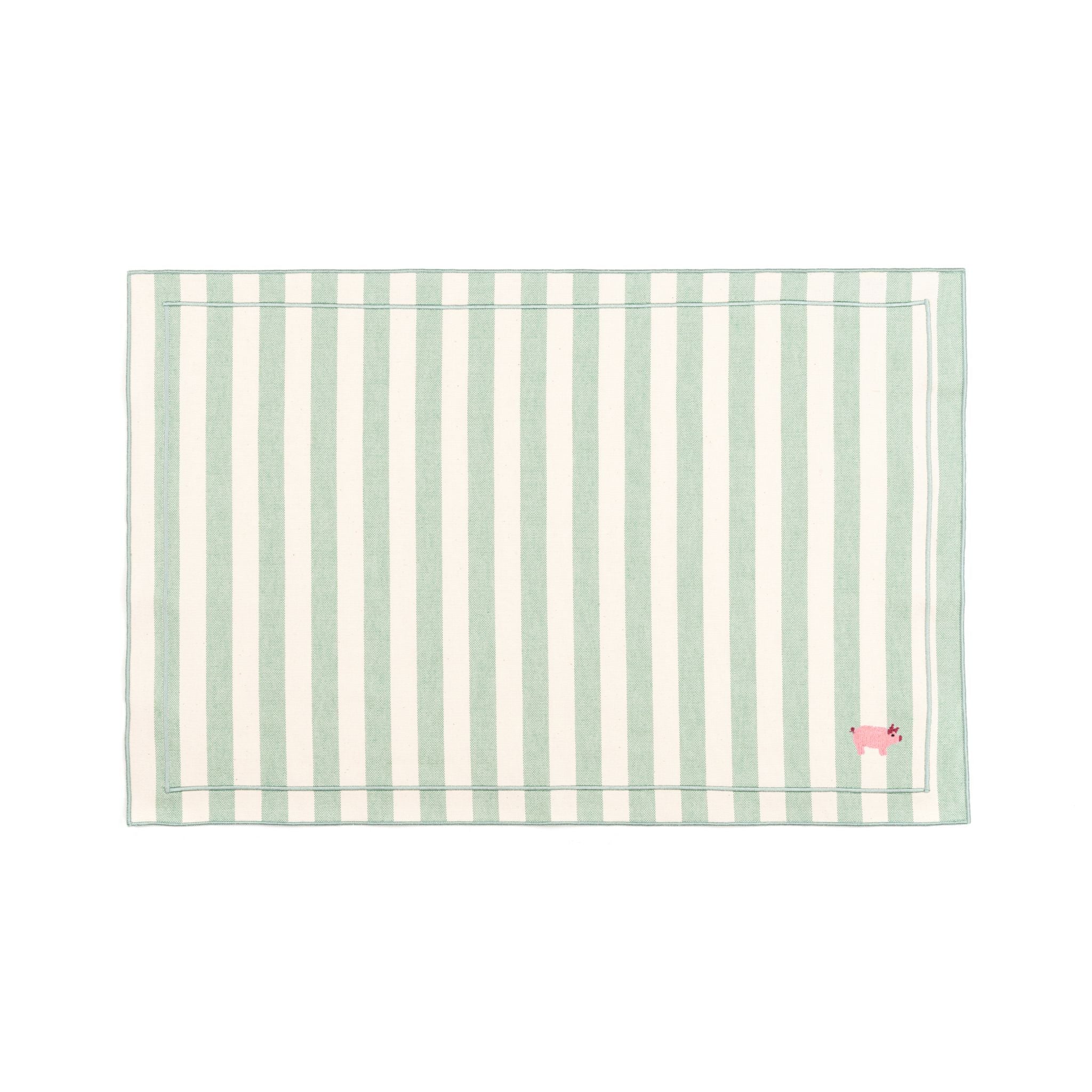 Barra cotton table linen with embroidered farm animals - Torres Novas