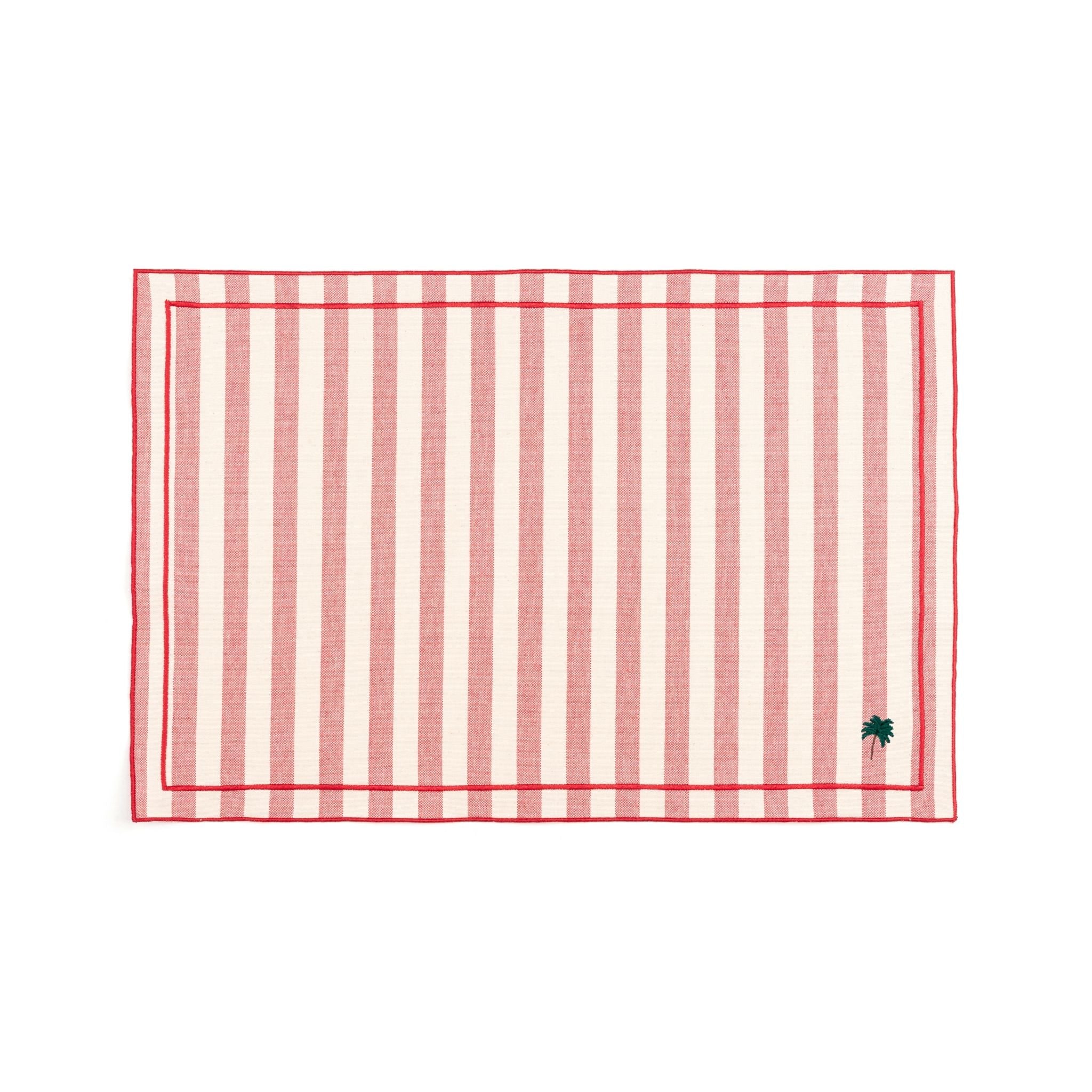 Barra cotton table linen with embroidered summer motifs - Torres Novas