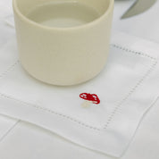 Mafra cotton napkins with fall embroidery