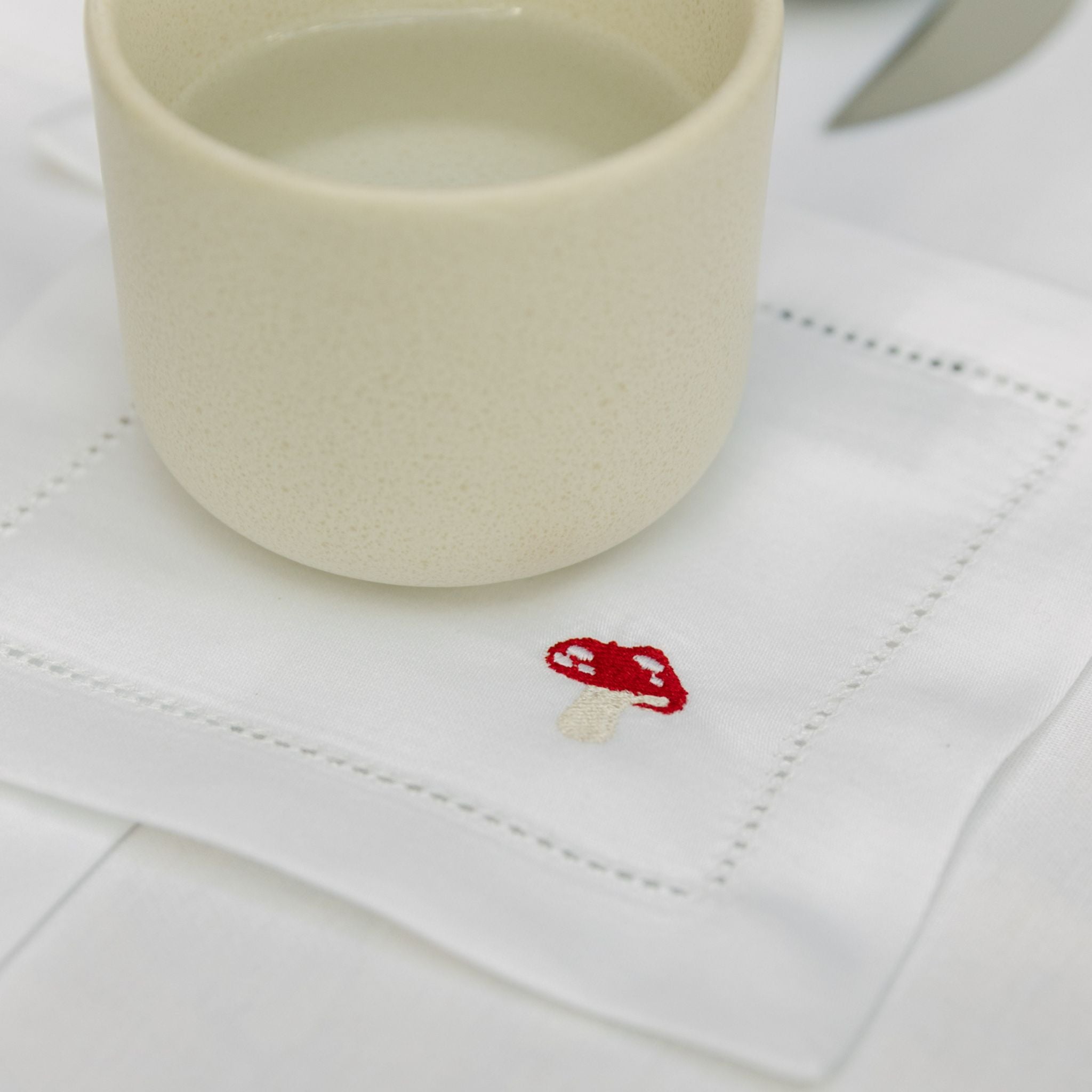 Mafra cotton napkins with fall embroidery