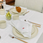 Mafra cotton napkins with fall embroidery