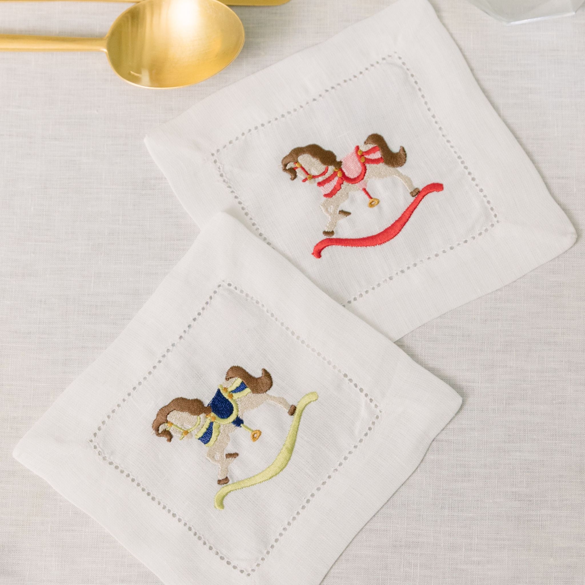 Mafra linen with Christmas embroidery