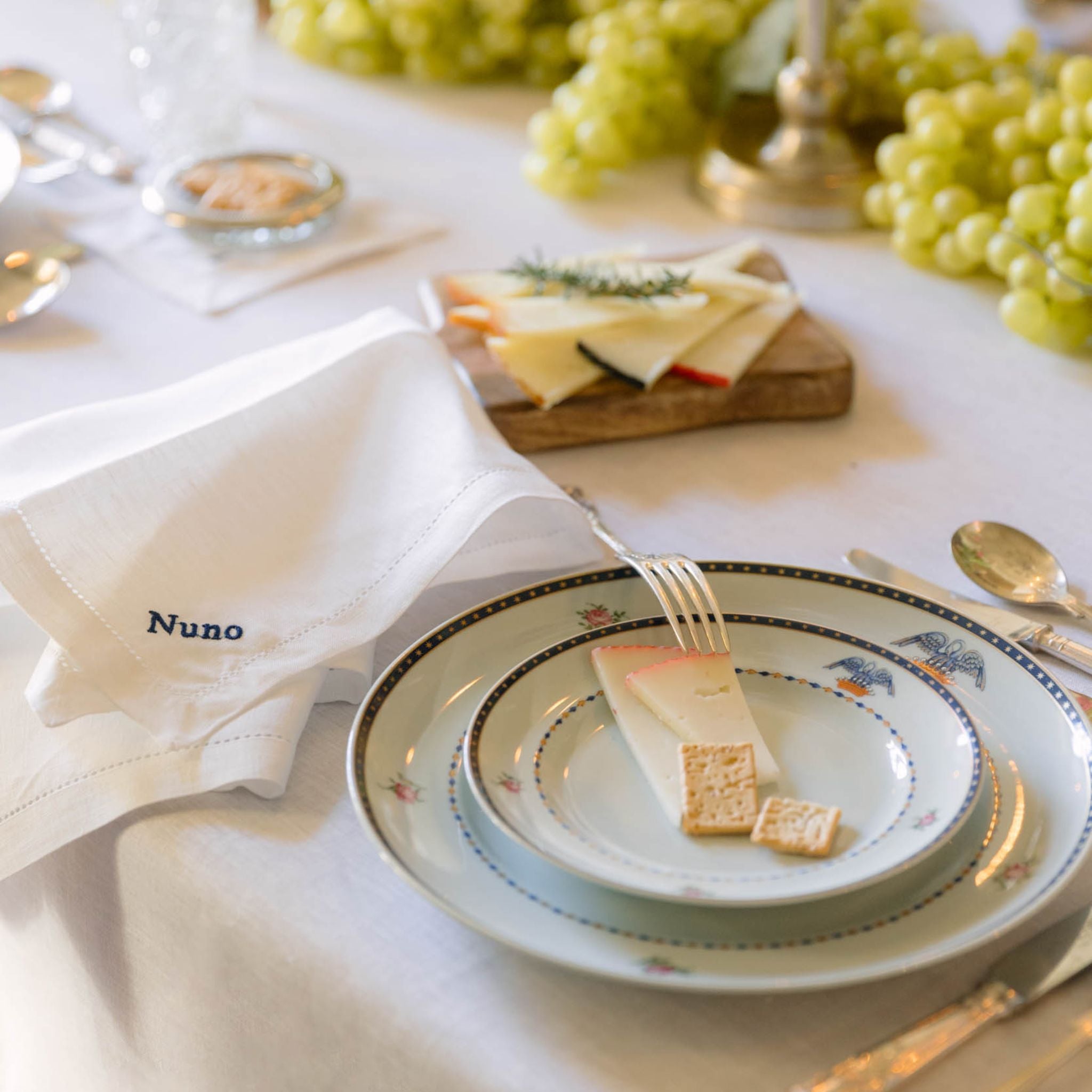 Linge de table Mafra avec broderie personnalisée