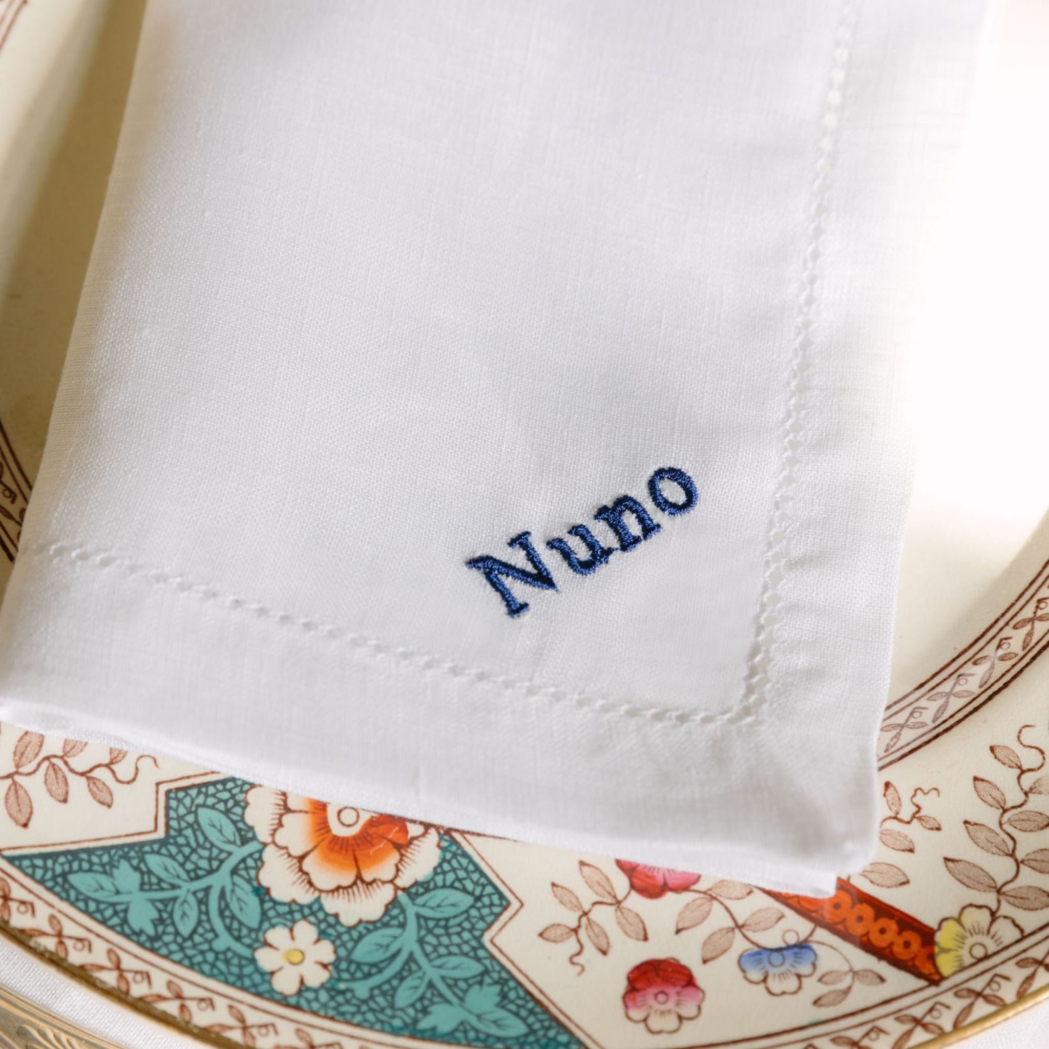Linge de table Mafra avec broderie personnalisée