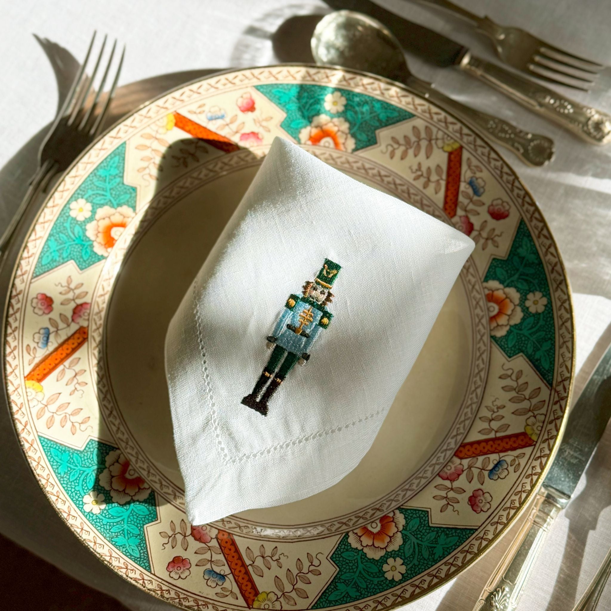 Linge de table Mafra avec broderie de Noël