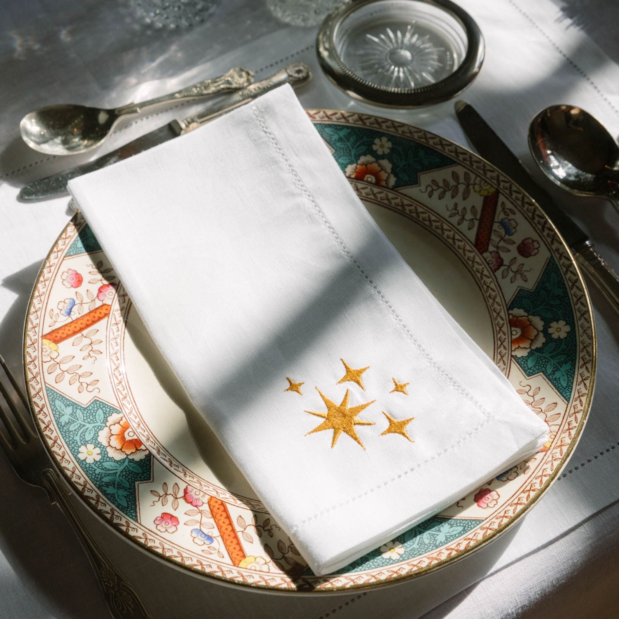 Linge de table Mafra avec broderie de Noël