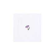 Mafra linen napkin and placemat with flower embroidery