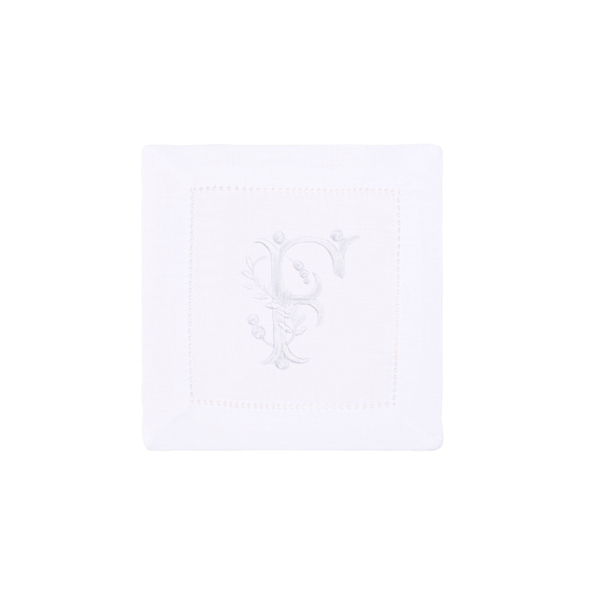 Mafra cocktail napkins with embroidered Christmas letters (Set of 4)