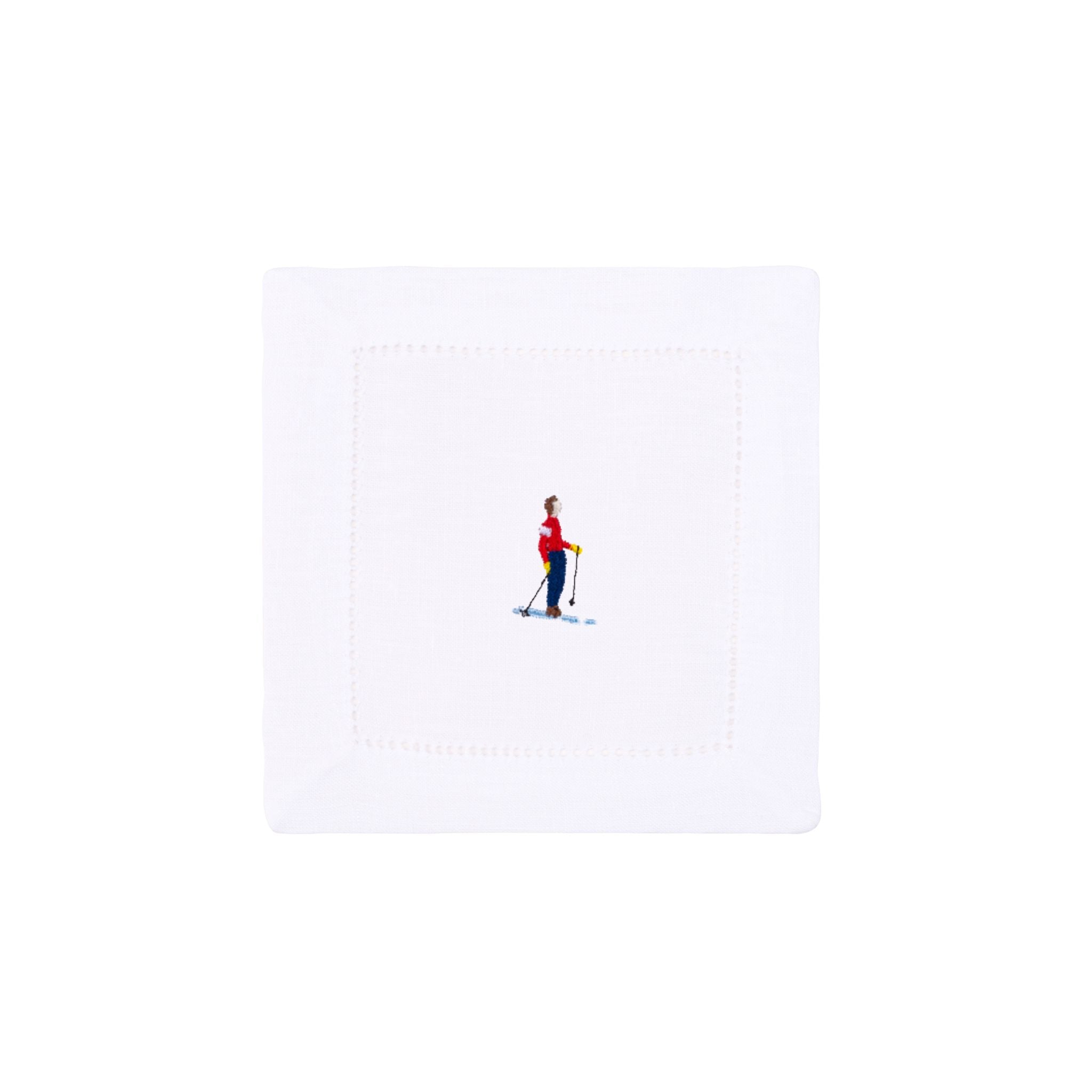 Mafra cotton napkins with retro embroidery