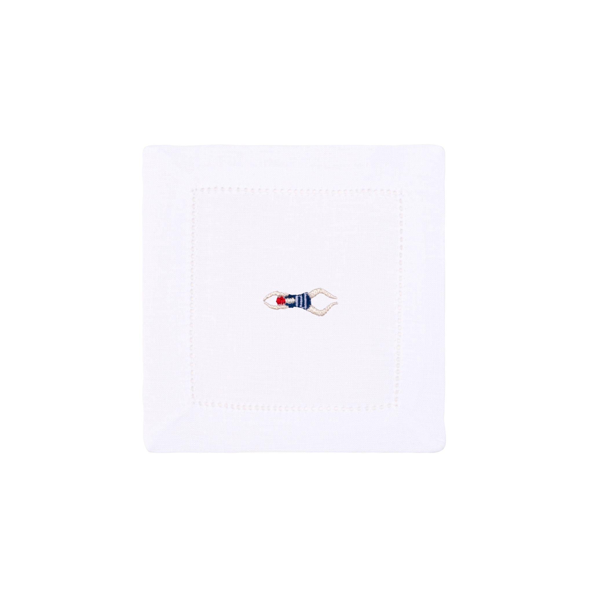 Mafra cotton napkins with retro embroidery