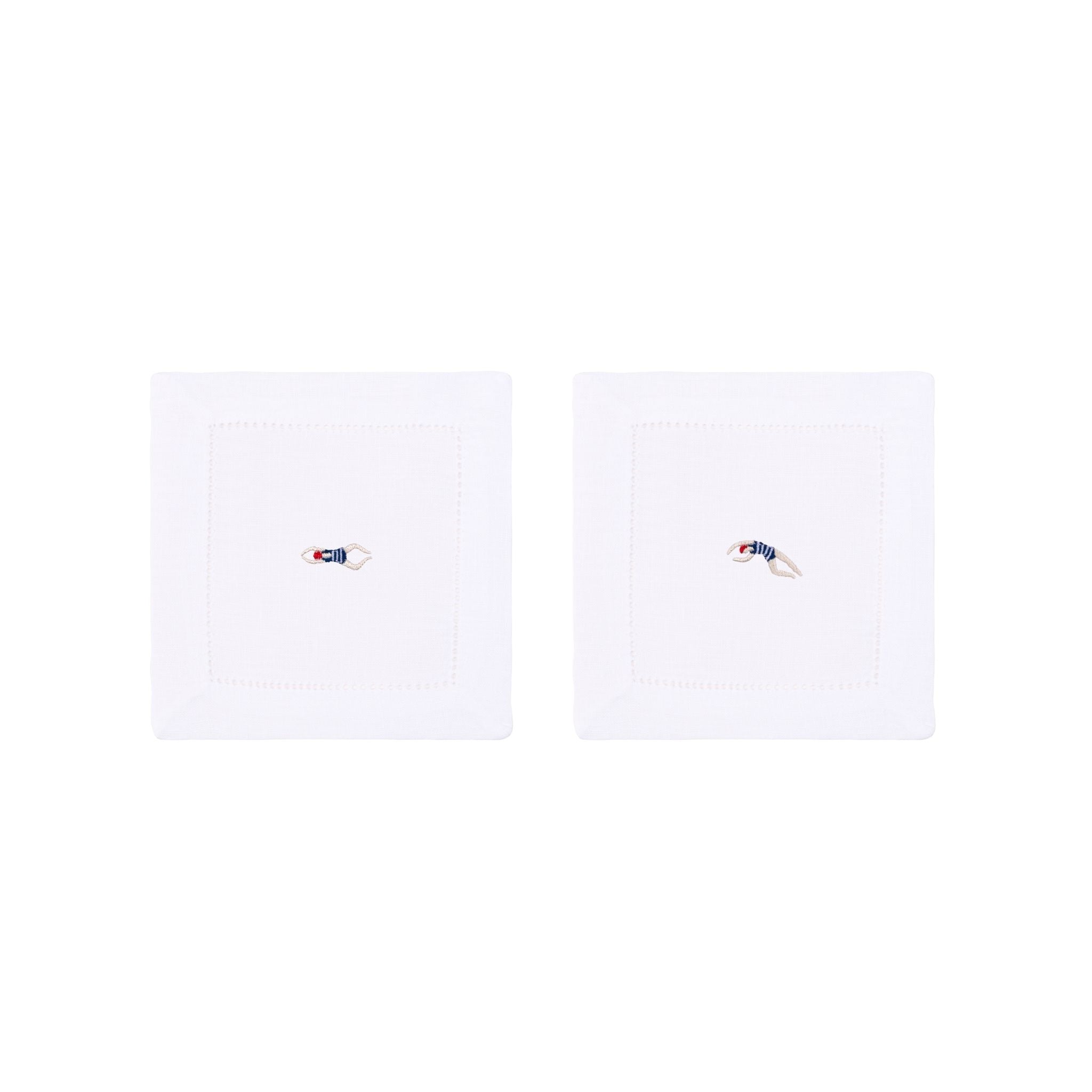 Mafra cotton napkins with retro embroidery - Torres Novas