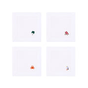 Mafra cotton napkins with summer embroidery - Torres Novas