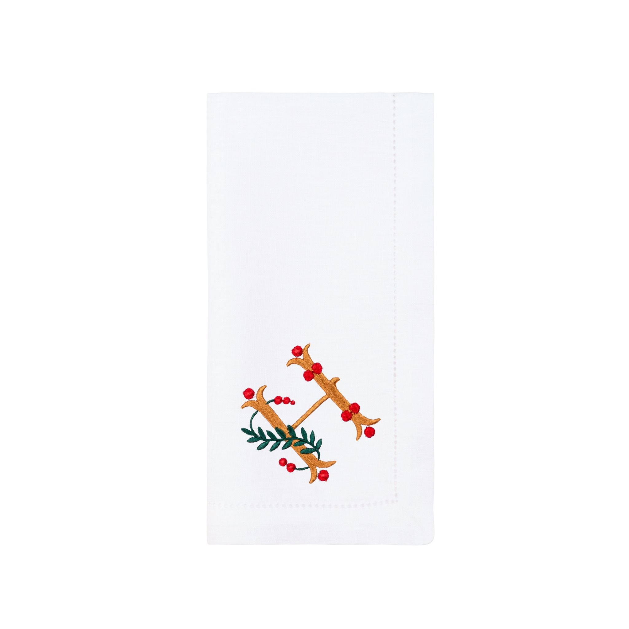 Mafra cotton letter embroidery napkins