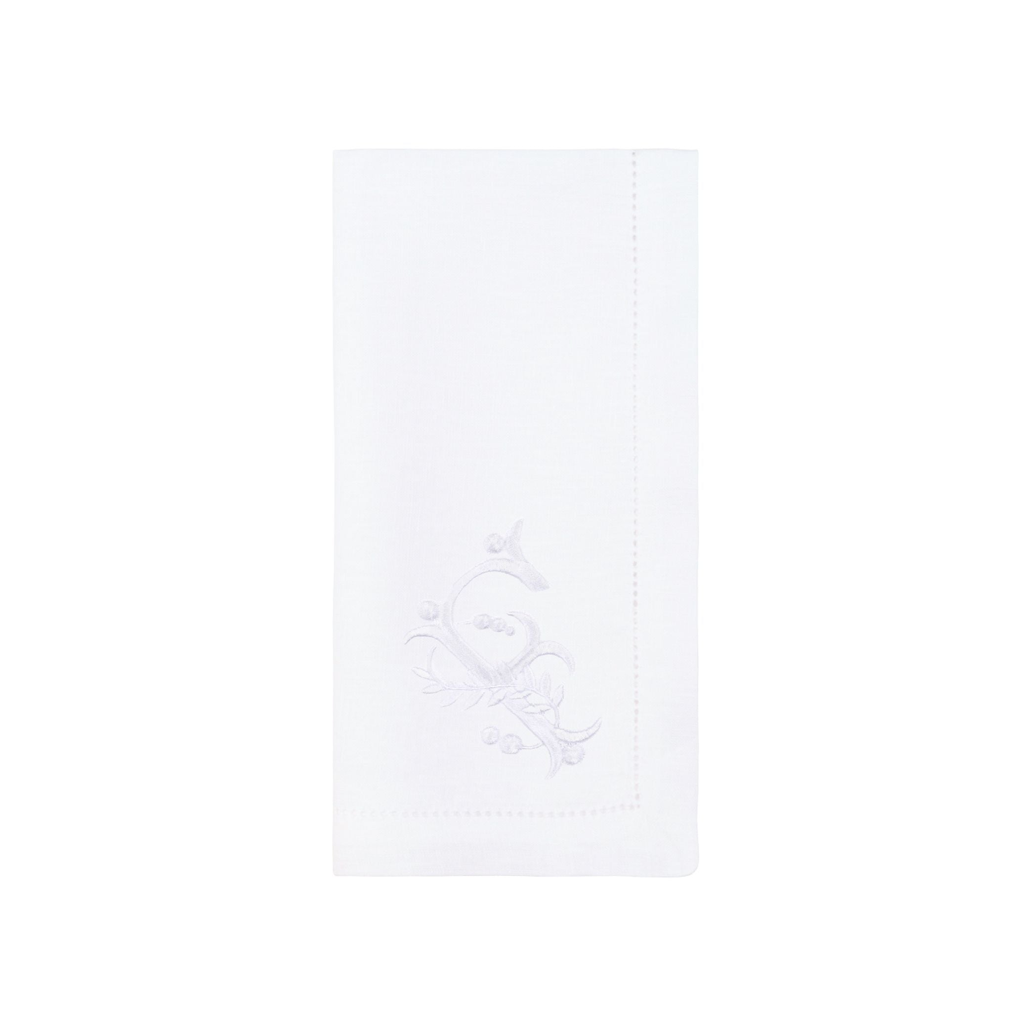 Mafra cotton letter embroidery napkins