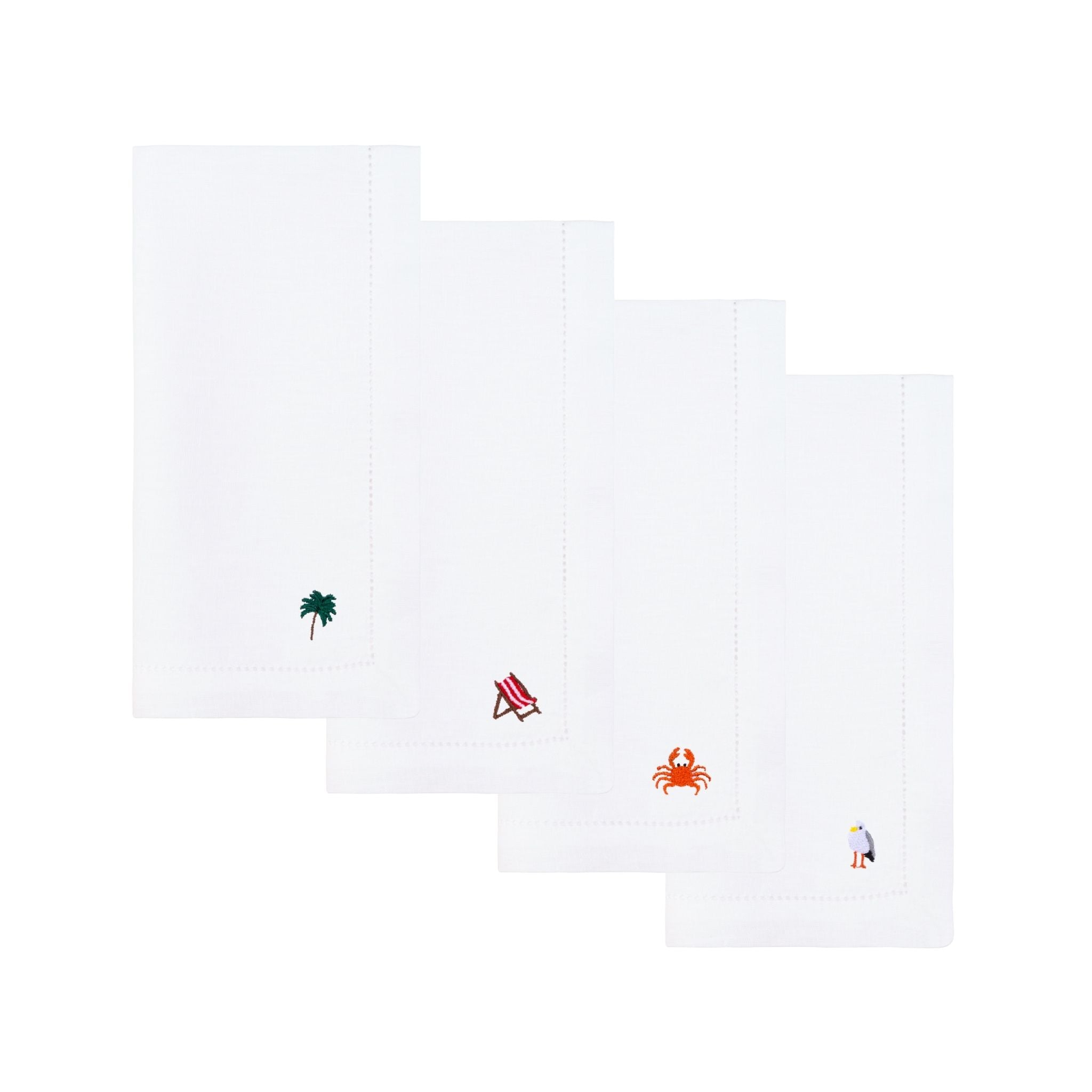 Mafra cotton napkins with summer embroidery - Torres Novas