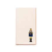 Ecru Nazaré napkins with nutcracker embroidery