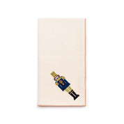 Ecru Nazaré napkins with nutcracker embroidery