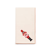 Ecru Nazaré napkins with nutcracker embroidery