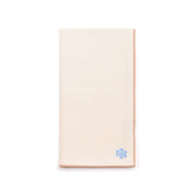 Ecru Nazaré napkins with small christmas embroidery