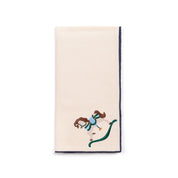 Ecru Nazaré napkins with horse embroidery