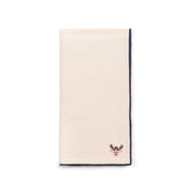Ecru Nazaré napkins with small christmas embroidery