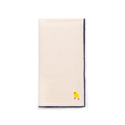 Servilletas Nazaré color crudo con bordado de pascua