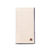 Guardanapos Nazaré em branco com bordado de verão