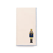 Ecru Nazaré napkins with nutcracker embroidery
