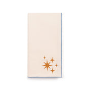 Ecru Nazaré napkins with stars embroidery