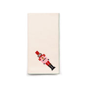 Ecru Nazaré napkins with nutcracker embroidery