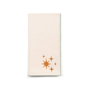 Ecru Nazaré napkins with stars embroidery