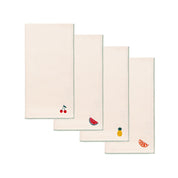 Ecru Nazaré napkins with fruit embroidery - Torres Novas