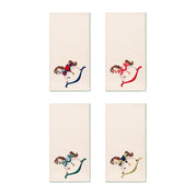 Ecru Nazaré napkins with horse embroidery - Torres Novas