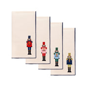 Ecru Nazaré napkins with nutcracker embroidery - Torres Novas