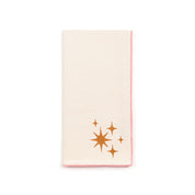 Ecru Nazaré napkins with stars embroidery