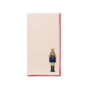 Ecru Nazaré napkins with nutcracker embroidery