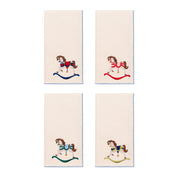 Ecru Nazaré napkins with horse embroidery - Torres Novas
