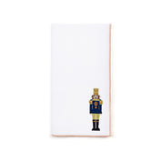 White Nazaré napkins with nutcracker embroidery