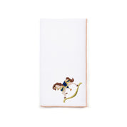 White Nazaré napkins with horse embroidery