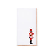 White Nazaré napkins with nutcracker embroidery