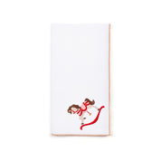 White Nazaré napkins with horse embroidery