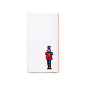White Nazaré napkins with nutcracker embroidery
