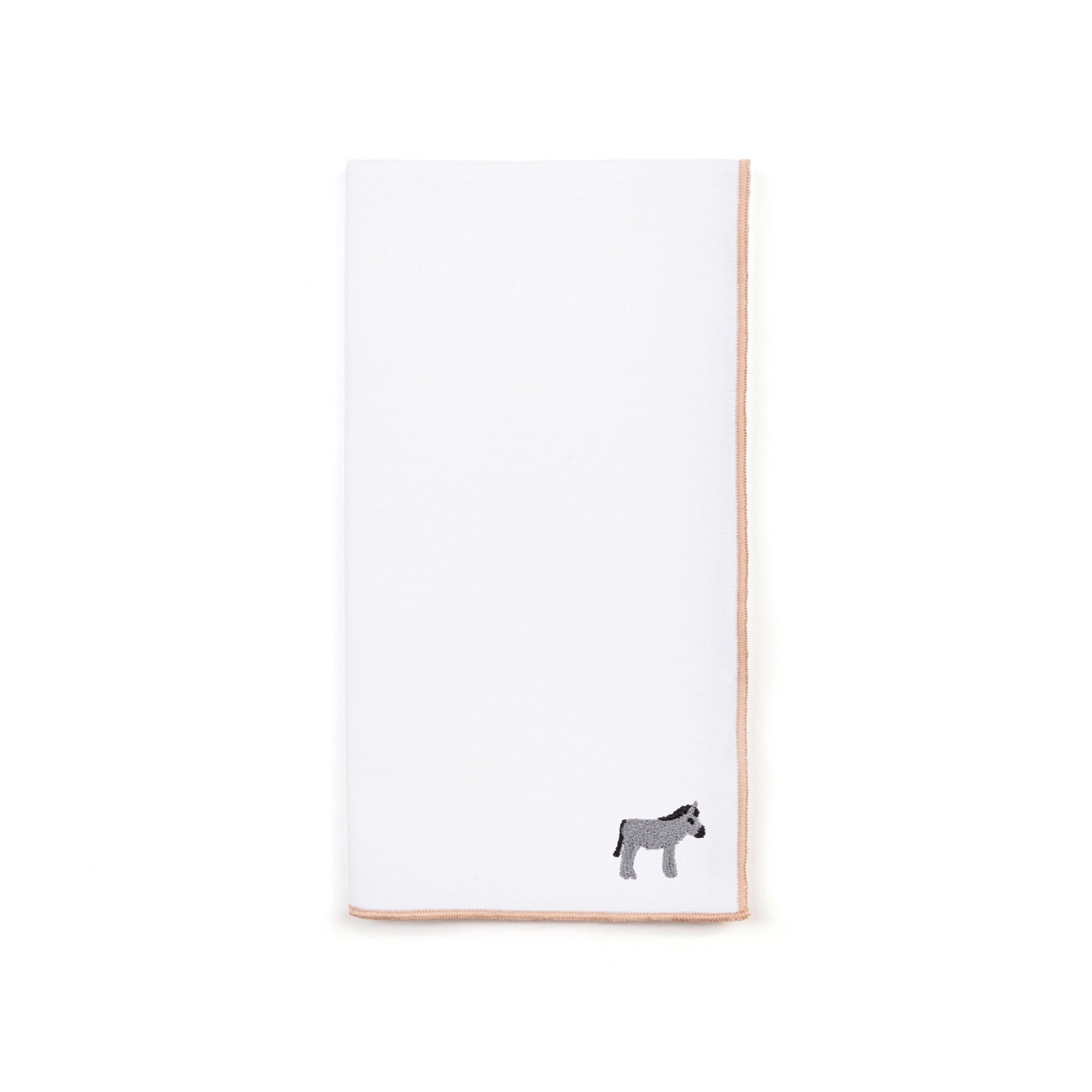 White Nazaré napkins with farm embroidery - Torres Novas