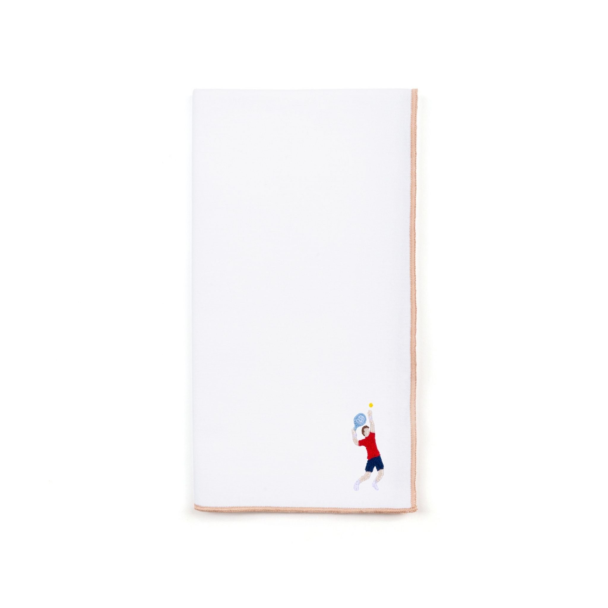 White Nazaré napkins with retro embroidery