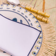 Serviettes de table Nazaré en blanc