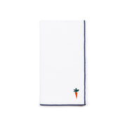 Servilletas blancas de Nazaré con bordado de Pascua